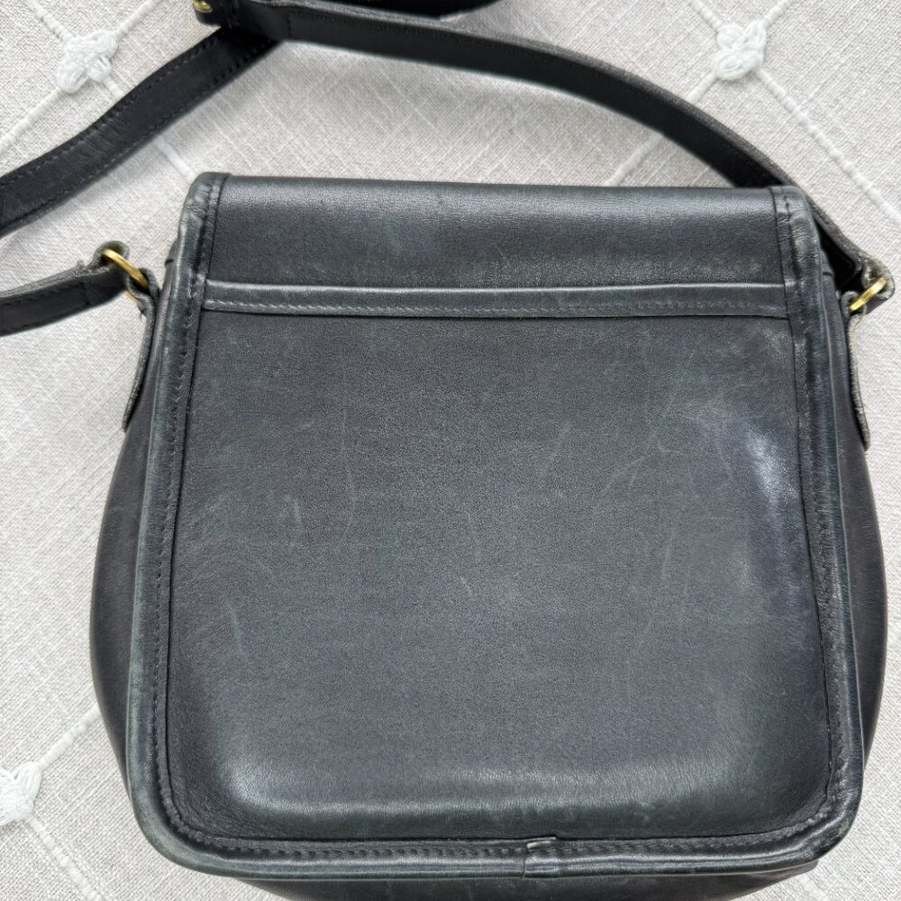 Coach Legacy Companion Style 9076 - Vintage Black Leather Crossbody - Picture 5 of 15